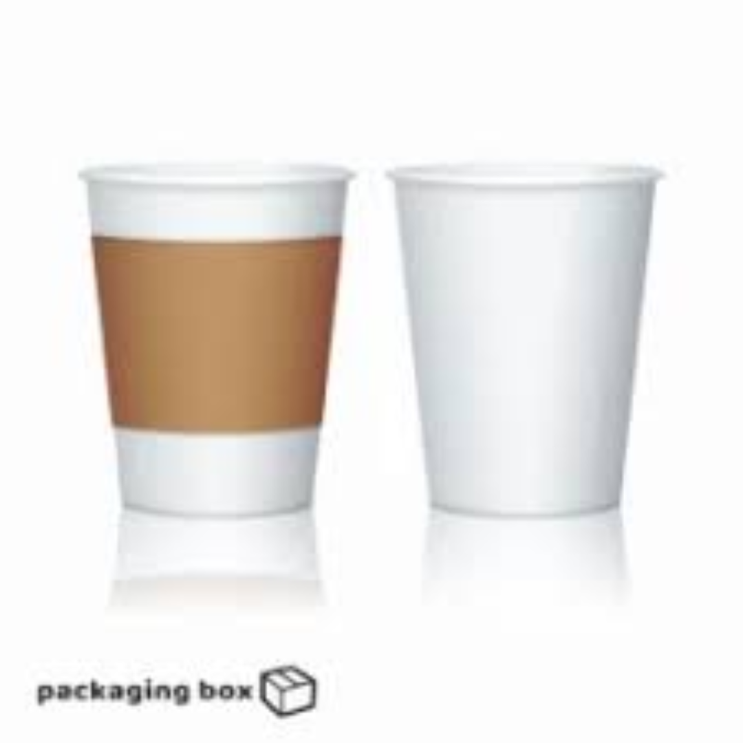 KRAFT WHITE PAPER CUP 12OZ 330ML